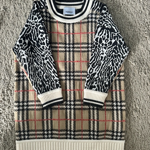 Kids Burberry sweater dress